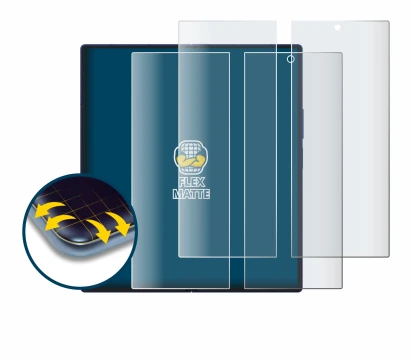 Imagen del dispositivo Samsung Galaxy Z Fold 7 (Pantalla interior) con una amplia variedad de protectores de pantalla.