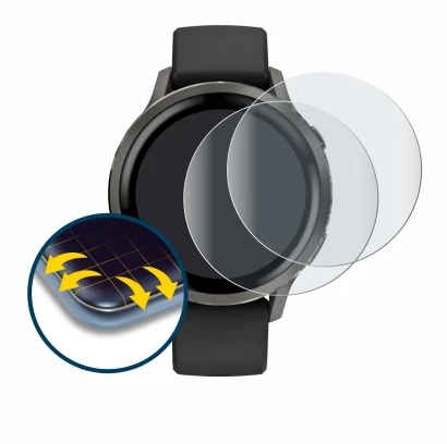 Imagen del dispositivo Garmin Venu 4 (41 mm) con una amplia variedad de protectores de pantalla.