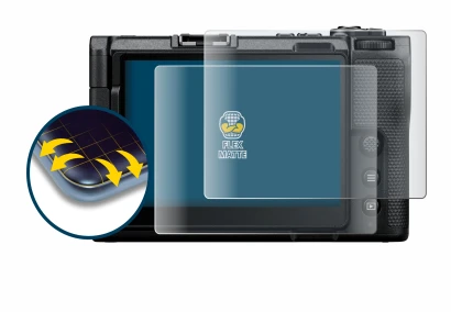Imagen del dispositivo Nikon ZR con una amplia variedad de protectores de pantalla.