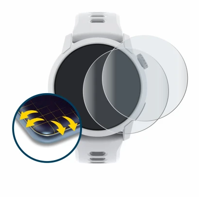 Imagen del dispositivo Coros Pace 4 con una amplia variedad de protectores de pantalla.