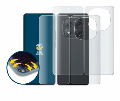 Imagen del dispositivo Xiaomi Redmi Note 14 Pro 4G (Frontal+Trasero) con una amplia variedad de protectores de pantalla.