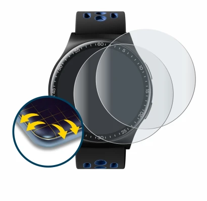 Imagen del dispositivo Reebok Pulse Smartwatch con una amplia variedad de protectores de pantalla.