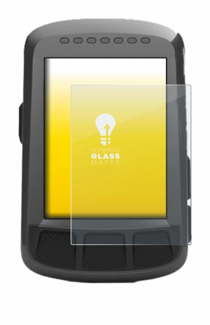 Imagen del dispositivo Wahoo Elemnt Bolt GPS con una amplia variedad de protectores de pantalla.