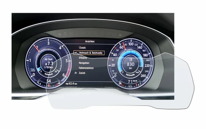 Imagen del dispositivo Volkswagen Passat Active Info Cockpit 12.3" con una amplia variedad de protectores de pantalla.