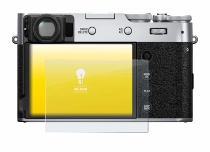 Imagen del dispositivo Fujifilm X100V con una amplia variedad de protectores de pantalla.