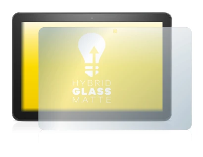 Imagen del dispositivo Amazon Fire HD 8 Plus 2020 (10a Gen.) con una amplia variedad de protectores de pantalla.