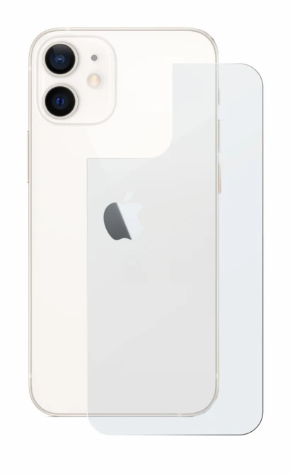 Imagen del dispositivo Apple iPhone 12 mini (Trasero) con una amplia variedad de protectores de pantalla.