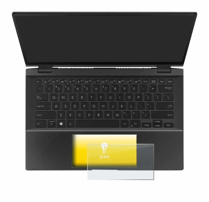 Imagen del dispositivo ASUS ZenBook Flip 14 UX463FA (Touch Trackpad) con una amplia variedad de protectores de pantalla.