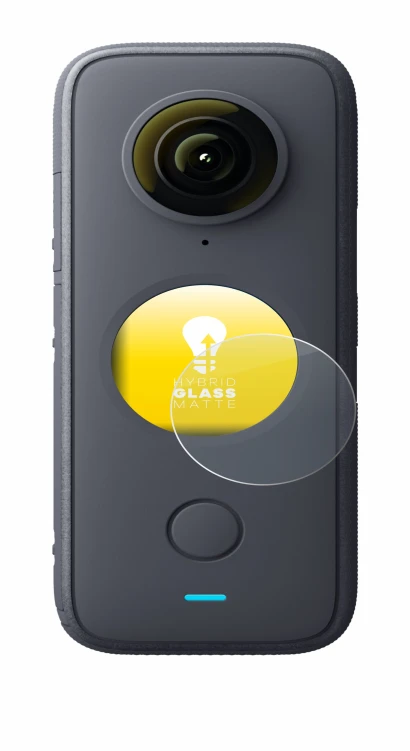 Imagen del dispositivo Insta360 One X2 con una amplia variedad de protectores de pantalla.