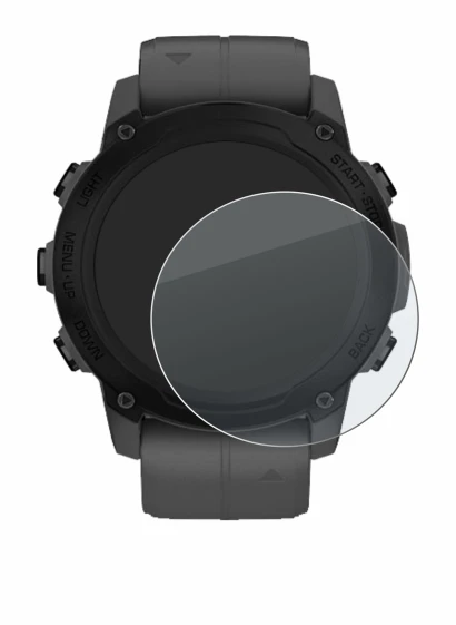 Imagen del dispositivo Garmin Descent G1 con una amplia variedad de protectores de pantalla.
