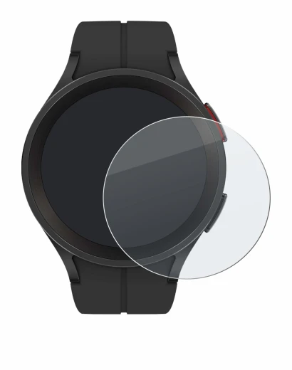 Imagen del dispositivo Samsung Galaxy Watch 5 Pro con una amplia variedad de protectores de pantalla.