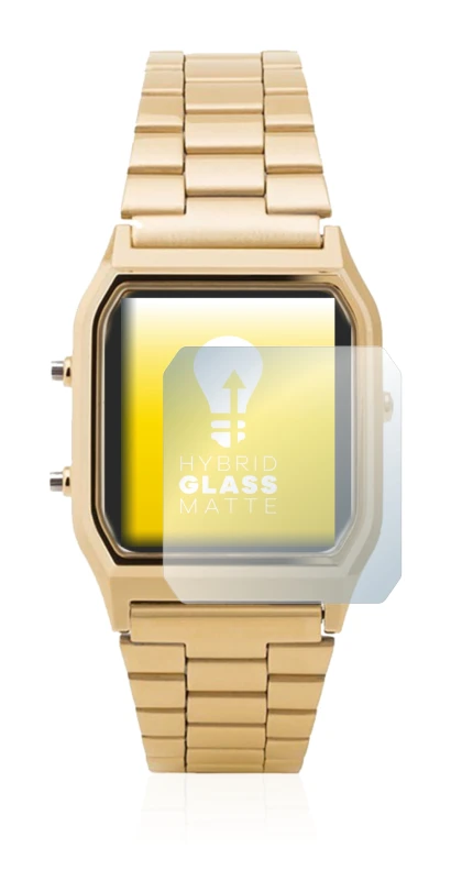 Imagen del dispositivo Casio AQ-230GA con una amplia variedad de protectores de pantalla.