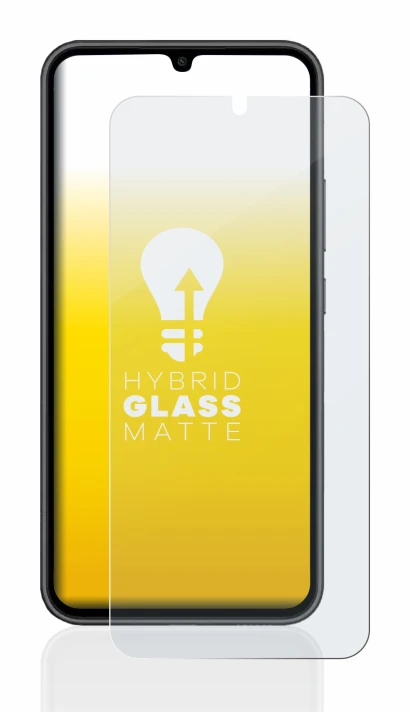 Imagen del dispositivo Samsung Galaxy A34 5G con una amplia variedad de protectores de pantalla.