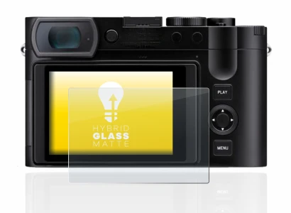 Imagen del dispositivo Leica Q3 con una amplia variedad de protectores de pantalla.
