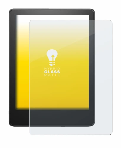 Imagen del dispositivo Amazon Kindle Paperwhite 2023 (11a Gen.) con una amplia variedad de protectores de pantalla.