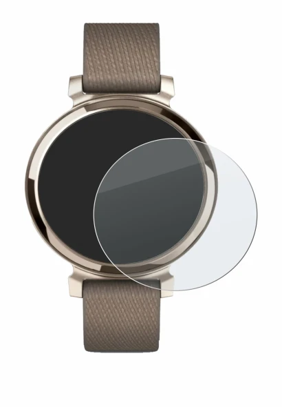 Imagen del dispositivo Garmin Lily 2 con una amplia variedad de protectores de pantalla.