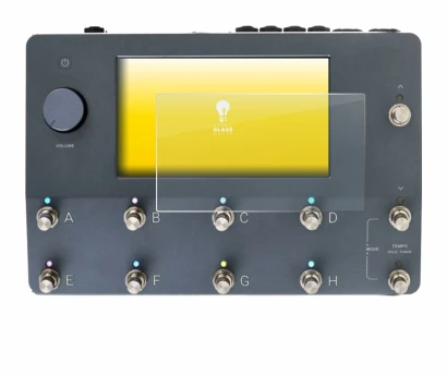 Imagen del dispositivo Neural DSP Quad Cortex con una amplia variedad de protectores de pantalla.