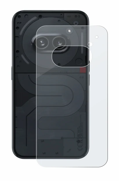 Imagen del dispositivo Nothing Phone (2a) (Trasero) con una amplia variedad de protectores de pantalla.