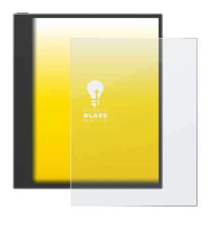 Imagen del dispositivo PocketBook InkPad Eo (2024) con una amplia variedad de protectores de pantalla.