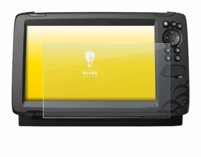 Imagen del dispositivo Lowrance HOOK Reveal 9 con una amplia variedad de protectores de pantalla.