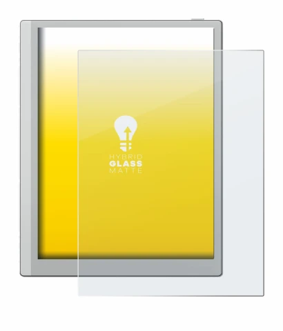 Imagen del dispositivo Boox Go 10.3 con una amplia variedad de protectores de pantalla.