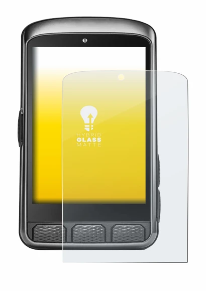 Imagen del dispositivo Wahoo Elemnt ACE con una amplia variedad de protectores de pantalla.