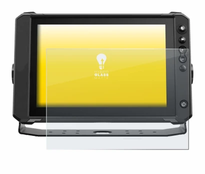 Imagen del dispositivo Lowrance Elite FS 10 con una amplia variedad de protectores de pantalla.