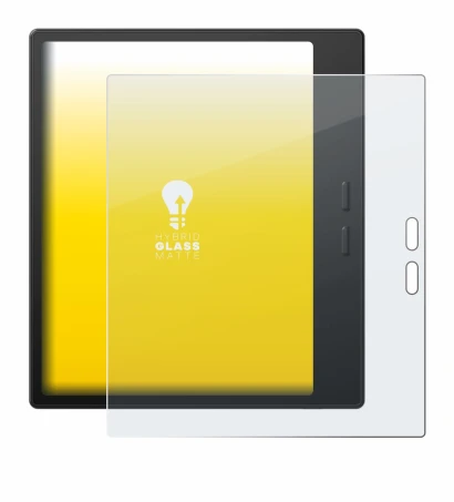 Imagen del dispositivo Boox Go 7 con una amplia variedad de protectores de pantalla.