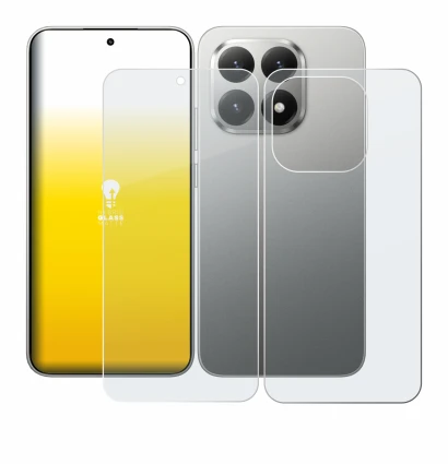 Imagen del dispositivo Xiaomi 15T (Frontal+Trasero) con una amplia variedad de protectores de pantalla.