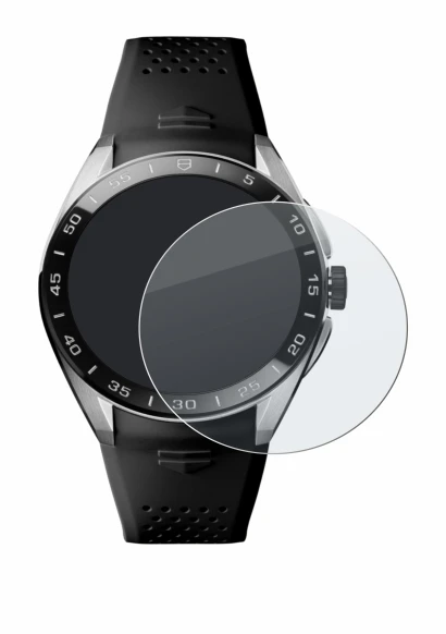 Imagen del dispositivo TAG Heuer Connected Calibre E5 (45 mm) con una amplia variedad de protectores de pantalla.