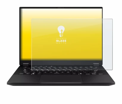 Imagen del dispositivo ASUS TUF Gaming A14 con una amplia variedad de protectores de pantalla.