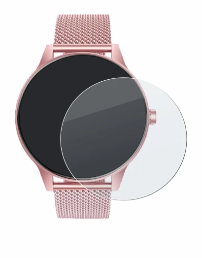 Imagen del dispositivo TAOLOON Smartwatch 1.27" con una amplia variedad de protectores de pantalla.