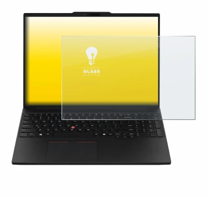 Imagen del dispositivo Lenovo ThinkPad P16s Gen 5 con una amplia variedad de protectores de pantalla.