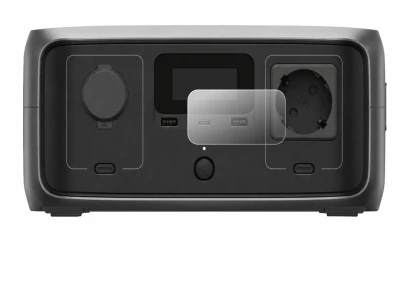 Imagen del dispositivo EcoFlow River 3 con una amplia variedad de protectores de pantalla.