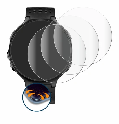 Imagen del dispositivo Garmin Forerunner 235 con una amplia variedad de protectores de pantalla.