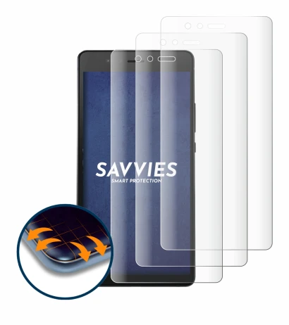 Imagen del dispositivo Huawei P9 con una amplia variedad de protectores de pantalla.