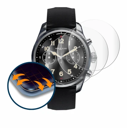 Imagen del dispositivo Montblanc Summit 2 Plus con una amplia variedad de protectores de pantalla.