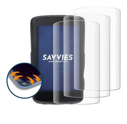 Imagen del dispositivo Hammerhead Karoo 2 con una amplia variedad de protectores de pantalla.