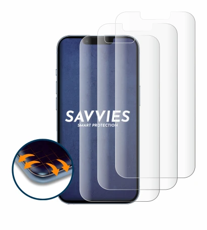 Imagen del dispositivo Apple iPhone 13 Pro con una amplia variedad de protectores de pantalla.