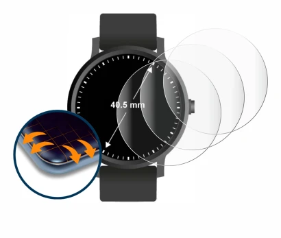 Imagen del dispositivo Relojes (Circular, ø: 40.5 mm) con una amplia variedad de protectores de pantalla.