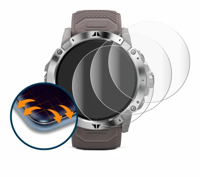 Imagen del dispositivo Coros Vertix 2 con una amplia variedad de protectores de pantalla.