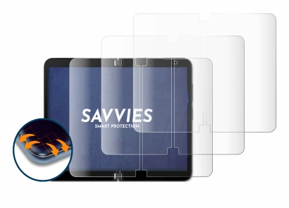 Imagen del dispositivo Microsoft Surface Duo 2 (Pantalla interior) con una amplia variedad de protectores de pantalla.