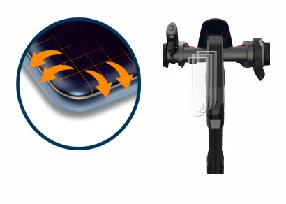 Imagen del dispositivo NIU KQi3 Pro con una amplia variedad de protectores de pantalla.