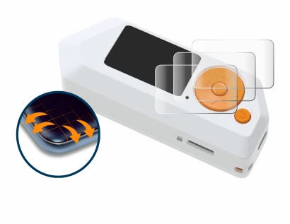 Imagen del dispositivo Flipper Zero FZ.1 con una amplia variedad de protectores de pantalla.