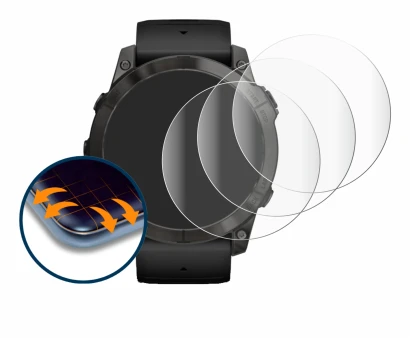 Imagen del dispositivo Garmin Epix Pro (Gen 2) (51 mm) con una amplia variedad de protectores de pantalla.