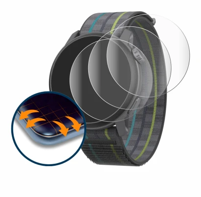 Imagen del dispositivo Coros Pace 3 con una amplia variedad de protectores de pantalla.