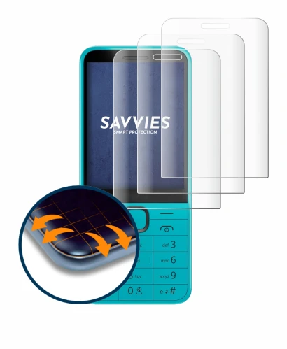 Imagen del dispositivo Nokia 235 4G (2024) con una amplia variedad de protectores de pantalla.