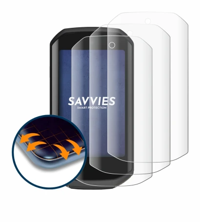 Imagen del dispositivo Garmin Edge 1050 con una amplia variedad de protectores de pantalla.