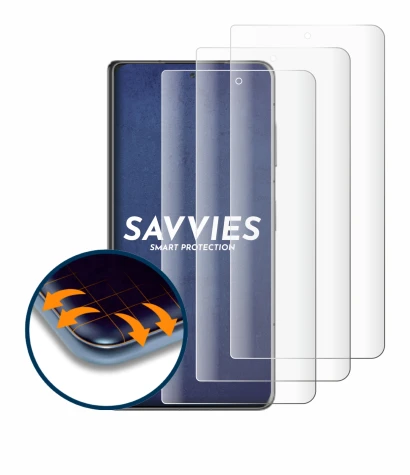 Imagen del dispositivo Honor Magic V3 con una amplia variedad de protectores de pantalla.