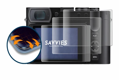 Imagen del dispositivo Leica Q3 43 con una amplia variedad de protectores de pantalla.